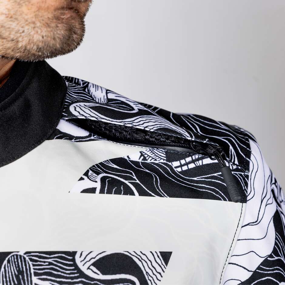 iXS Rapid-STX 2.1 Laminated Motorcycle Jacket Black - Cold Grey