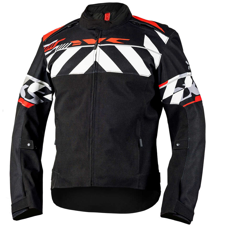 iXS Rapid-STX 2.1 Laminated Motorcycle Jacket Black - Red - Grey