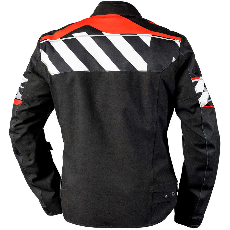 iXS Rapid-STX 2.1 Laminated Motorcycle Jacket Black - Red - Grey