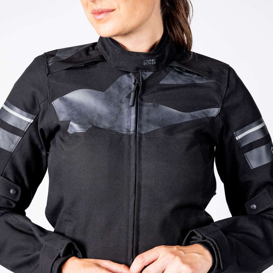 iXS Rapid-STX 2.2 Women's Motorcycle Jacket Laminated Black