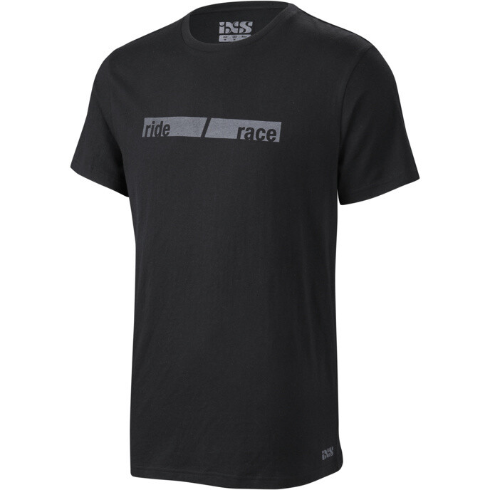 iXS RIDE/RACE T-Shirt Schwarz Grau