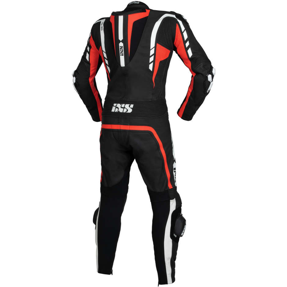 Ixs Sport LD RS-800 1.0 Professional Leather Motorcycle Suit Black Red White