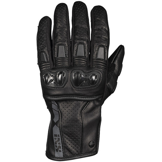 Ixs Sport Leather Sport Motorcycle Gloves TALURA 3.0 black