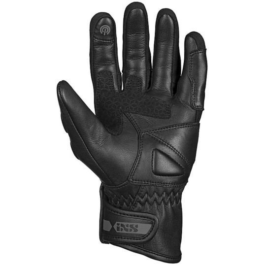 Ixs Sport Leather Sport Motorcycle Gloves TALURA 3.0 black