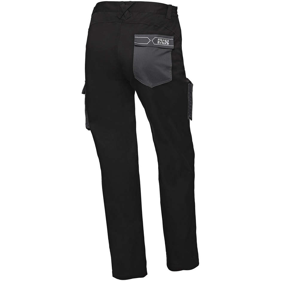 Ixs TEAM 2.0 Black Gray Fabric Motorcycle Pants