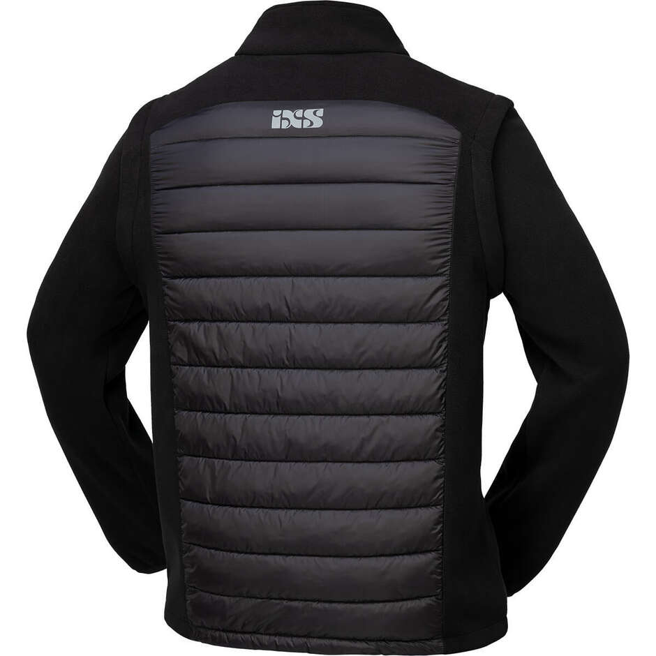 iXS TEAM ZIP-OFF Down Jacket with Detachable Sleeves Black