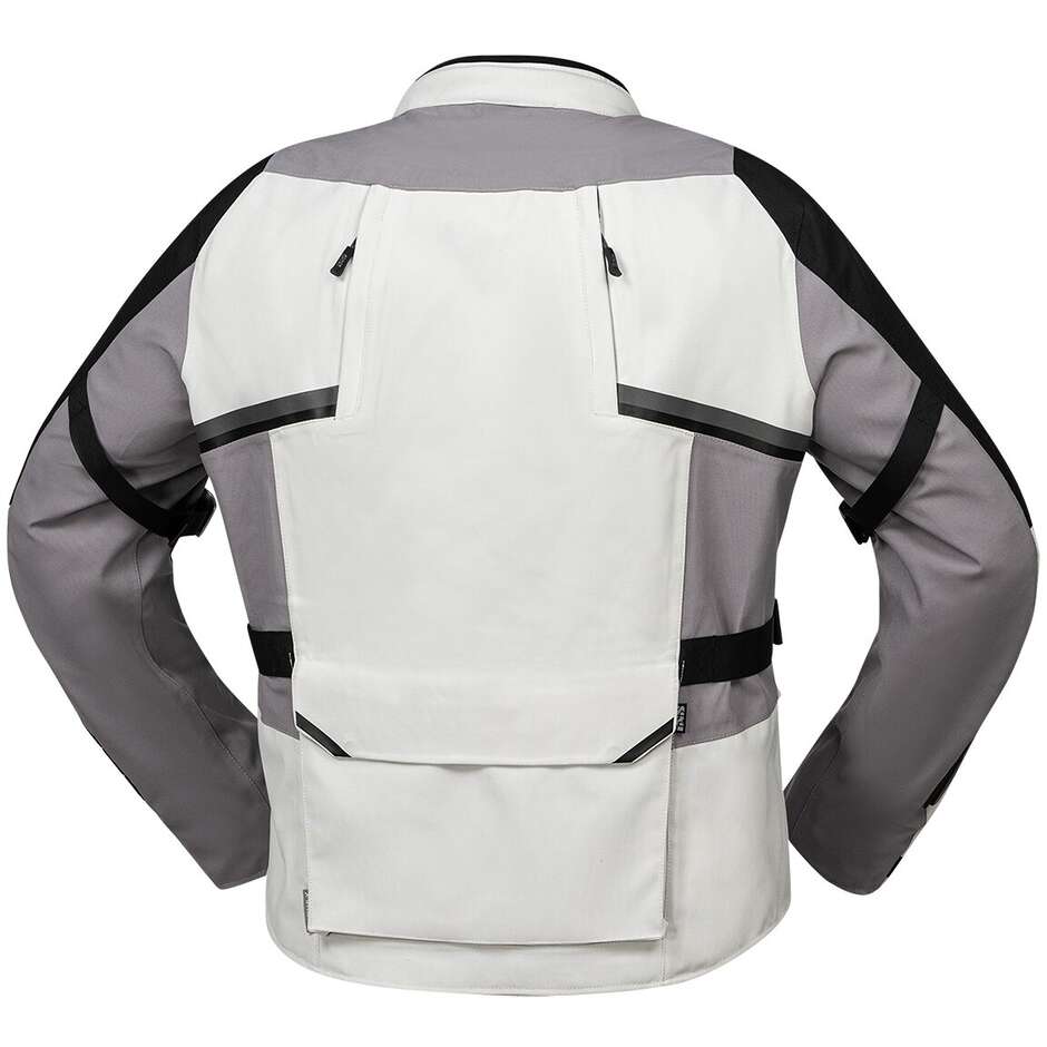 Ixs Toruster-STX 1.0 laminierte graue Motorradjacke