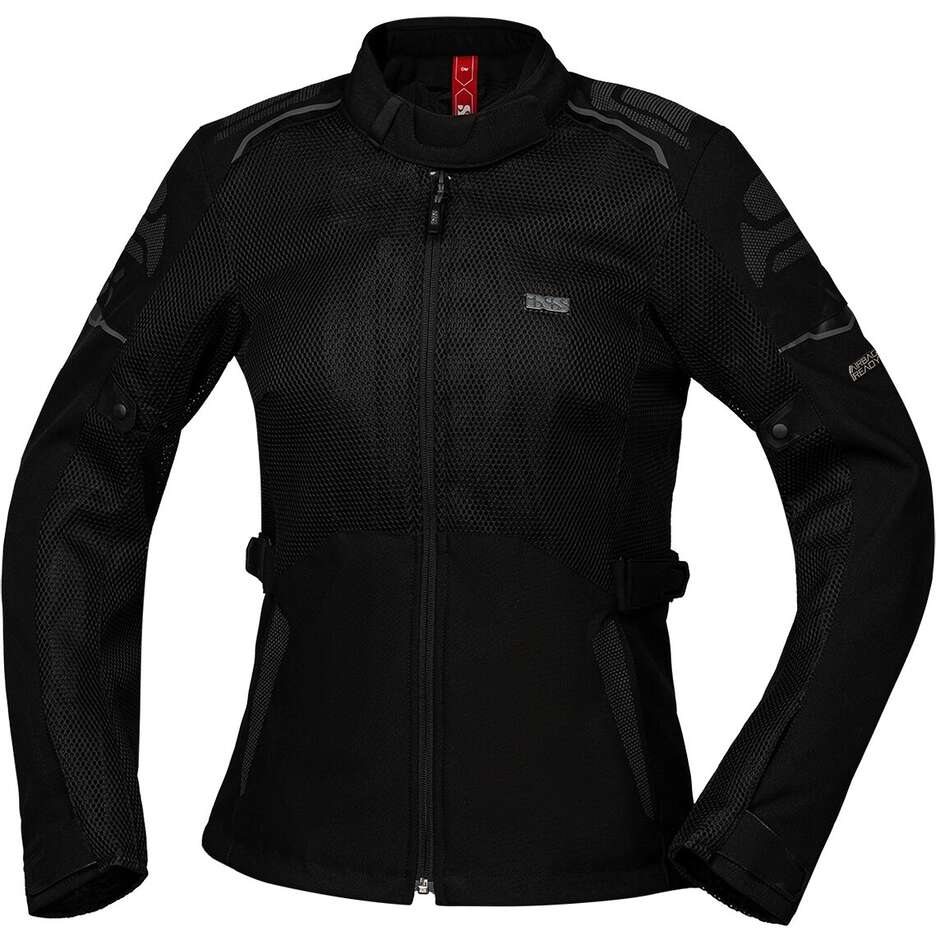 Ixs Tourster-BigAir 1.0 Damen Sommer-Motorradjacke Schwarz
