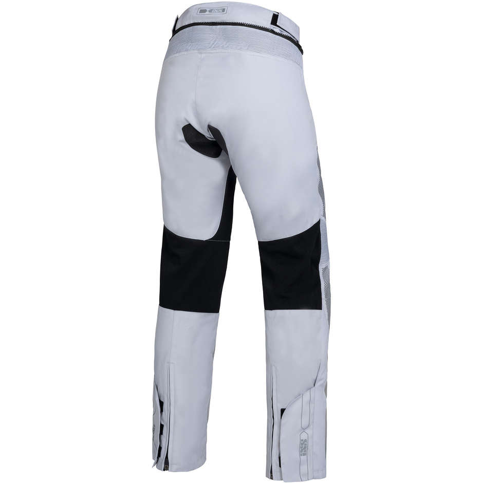 iXS TRIGONIS AIR Summer Fabric Shortened Motorcycle Pants Light Gray