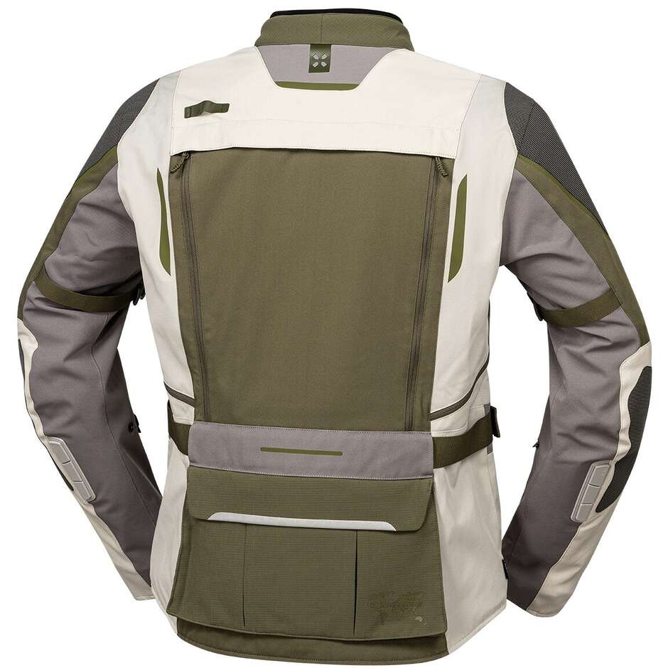 Ixs Venture-Air 1.0 Motorcycle Jacket Light Grey-Olive