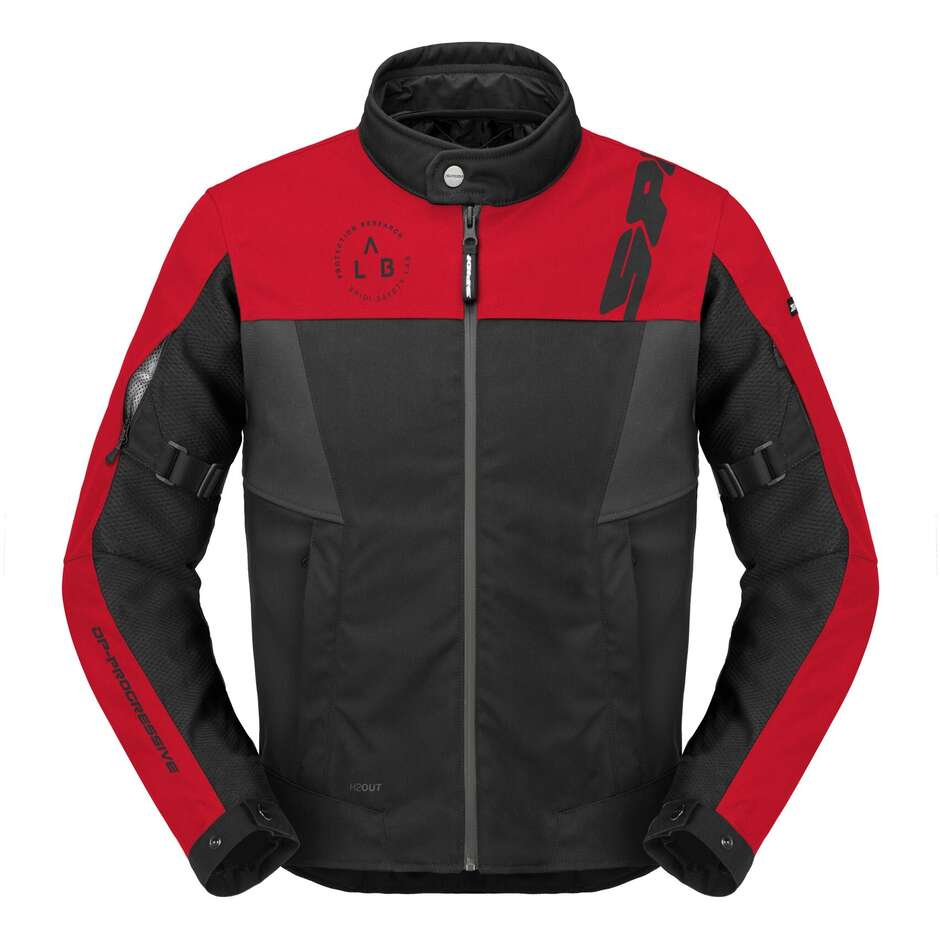 Jacke Spidi CORSA H2OUT rot/schwarz