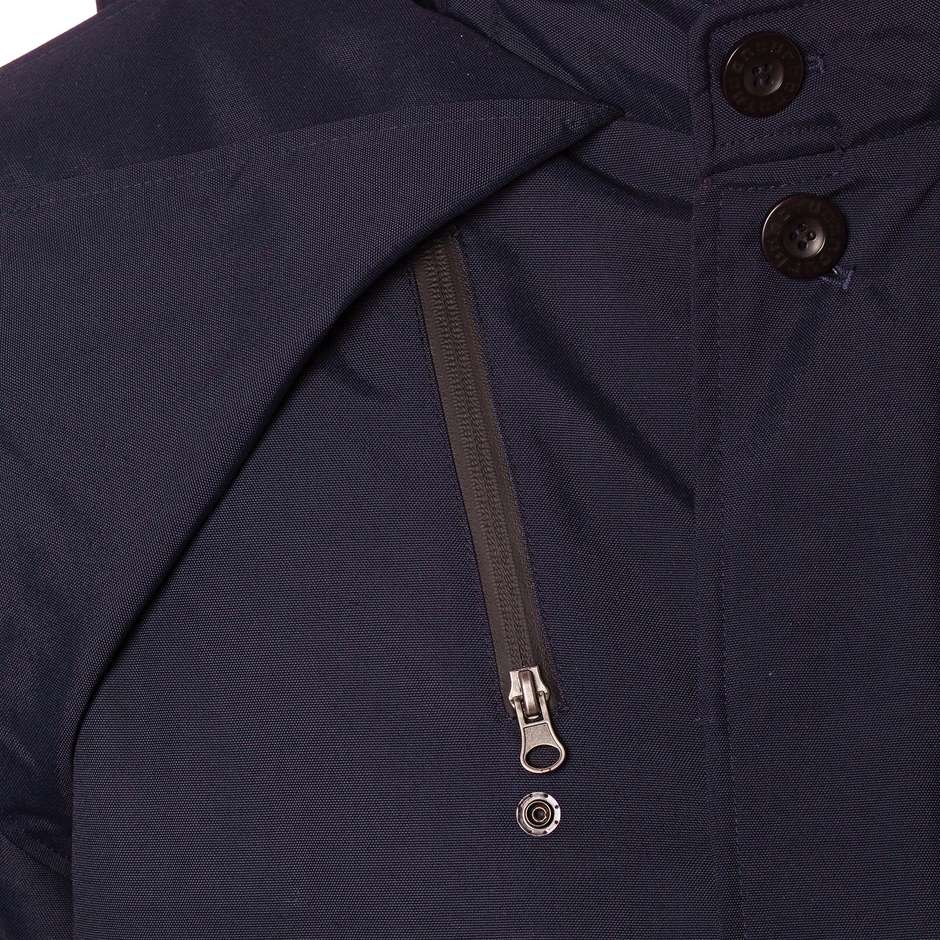 Jacket Coat Moto Tucano Urbano Holmes Black / Blue
