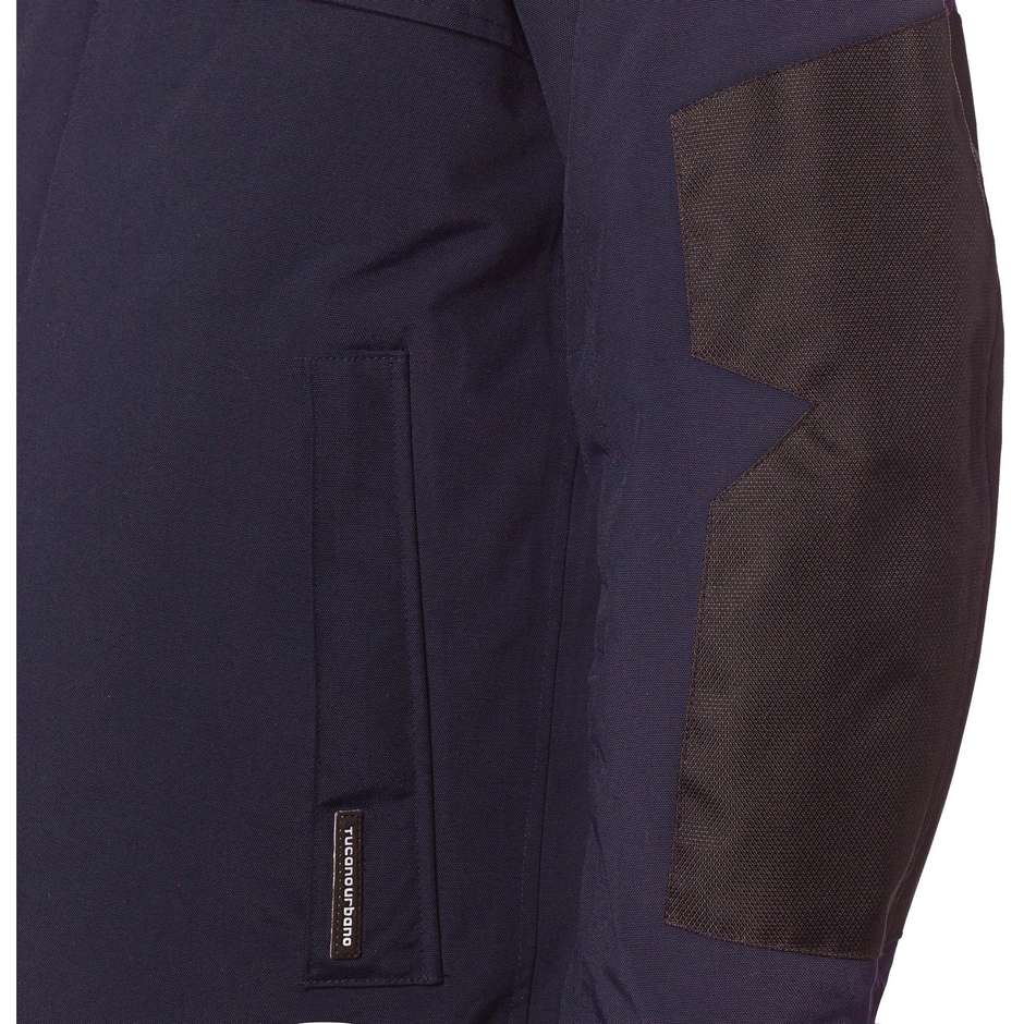 Jacket Coat Moto Tucano Urbano Holmes Black / Blue