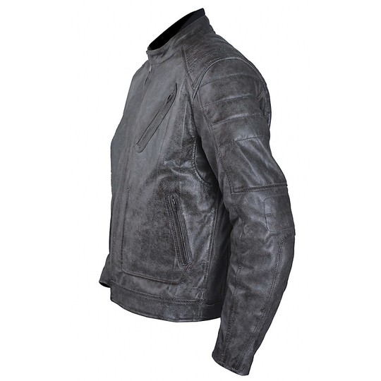 Jacket Custom Leather A-Pro Model SouthGarage Aged Effect