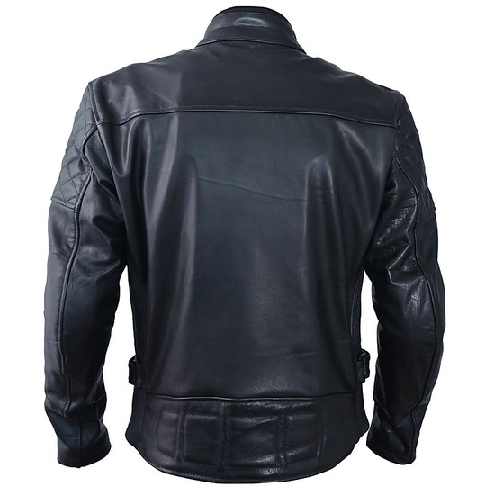 Jacket Custom Leather Full Grain A-Pro Model Ottonero Black