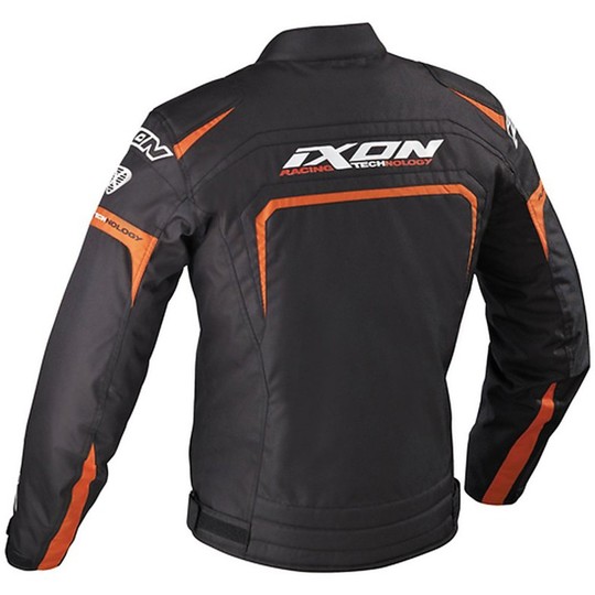 Jacket Ixon Motorcycle Technical Eager Black White Orange