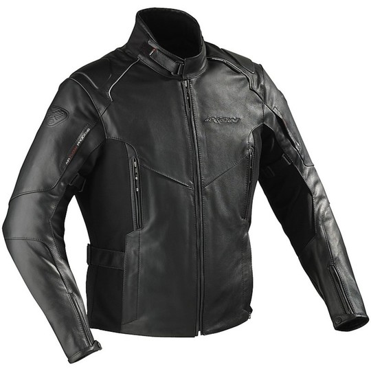 Jacket Ixon Motorrad Leder und Stoff Centaur
