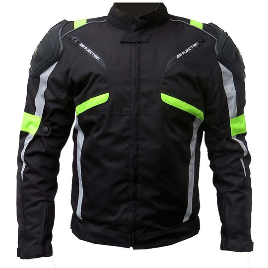 Jacket Jacket Moto Giudici 929 Man Black Yellow Fluo 3 Layer 4 Seasons