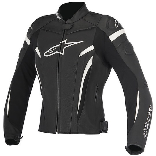 Jacket Women's Leather Moto Alpinestars Stella GP PLUS R v2 Black