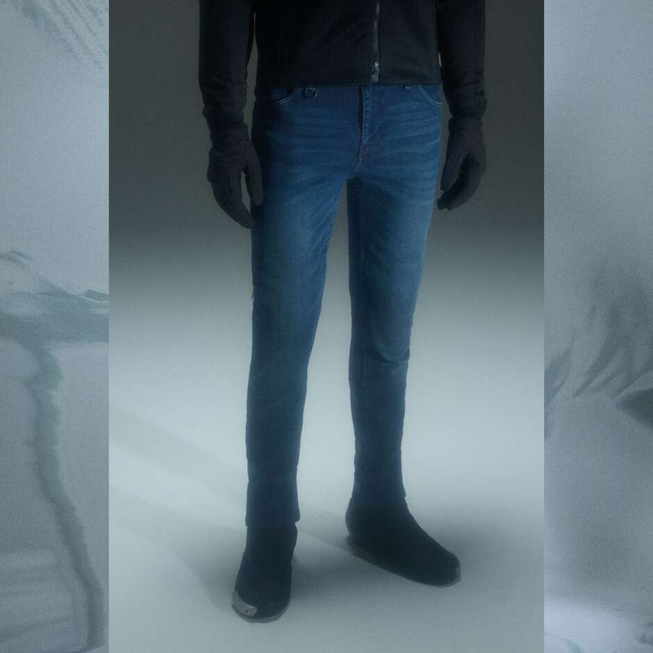 Jean de moto Spidi J-FIT SUPERSLIM TECH bleu foncé d'occasion