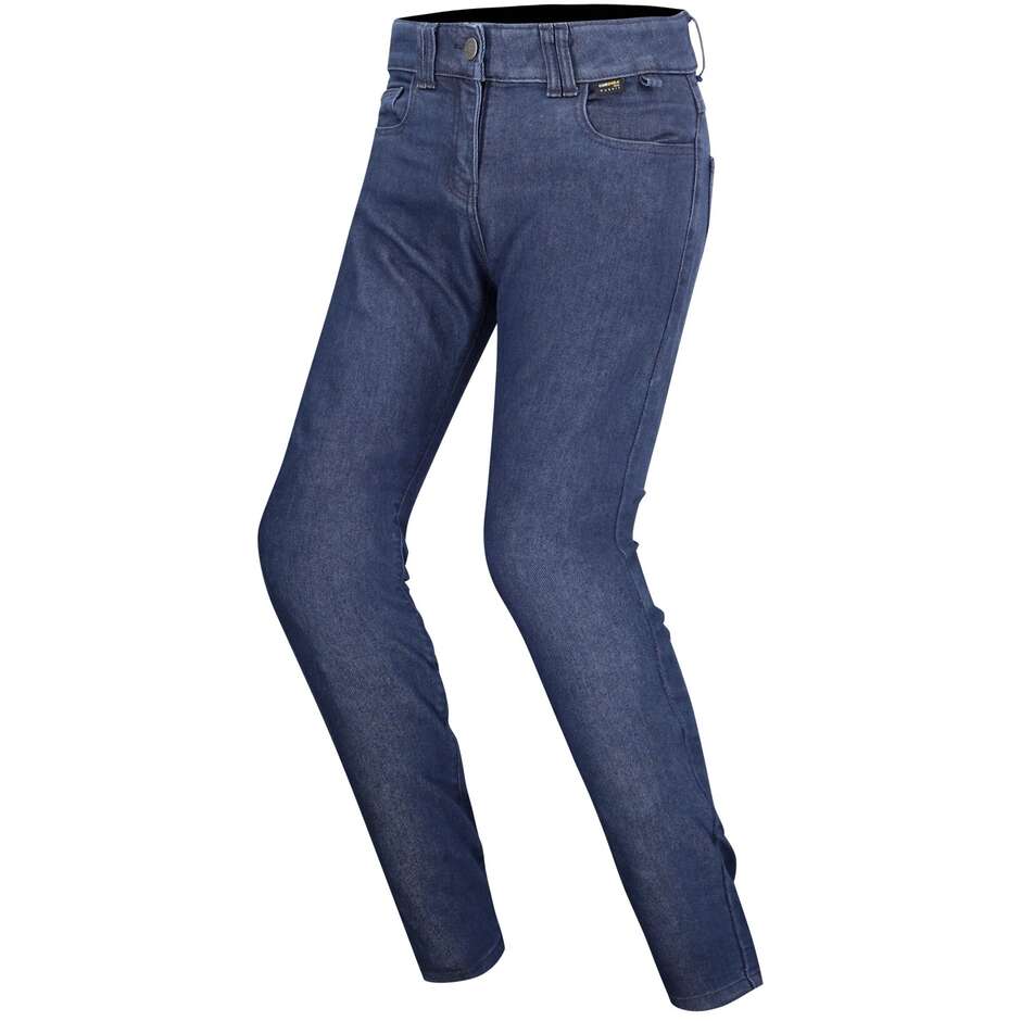 Jean moto femme LS2 STONE LADY Bleu
