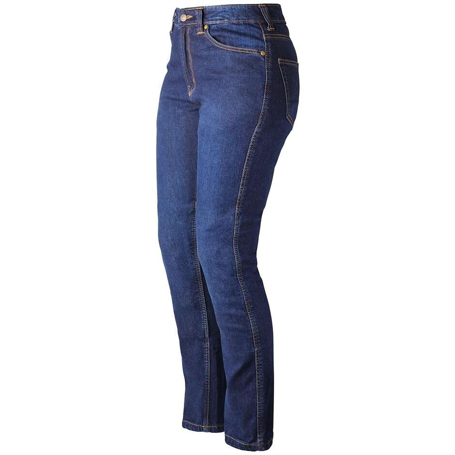 Jean moto GMS Austin Regular Lady bleu foncé - L30