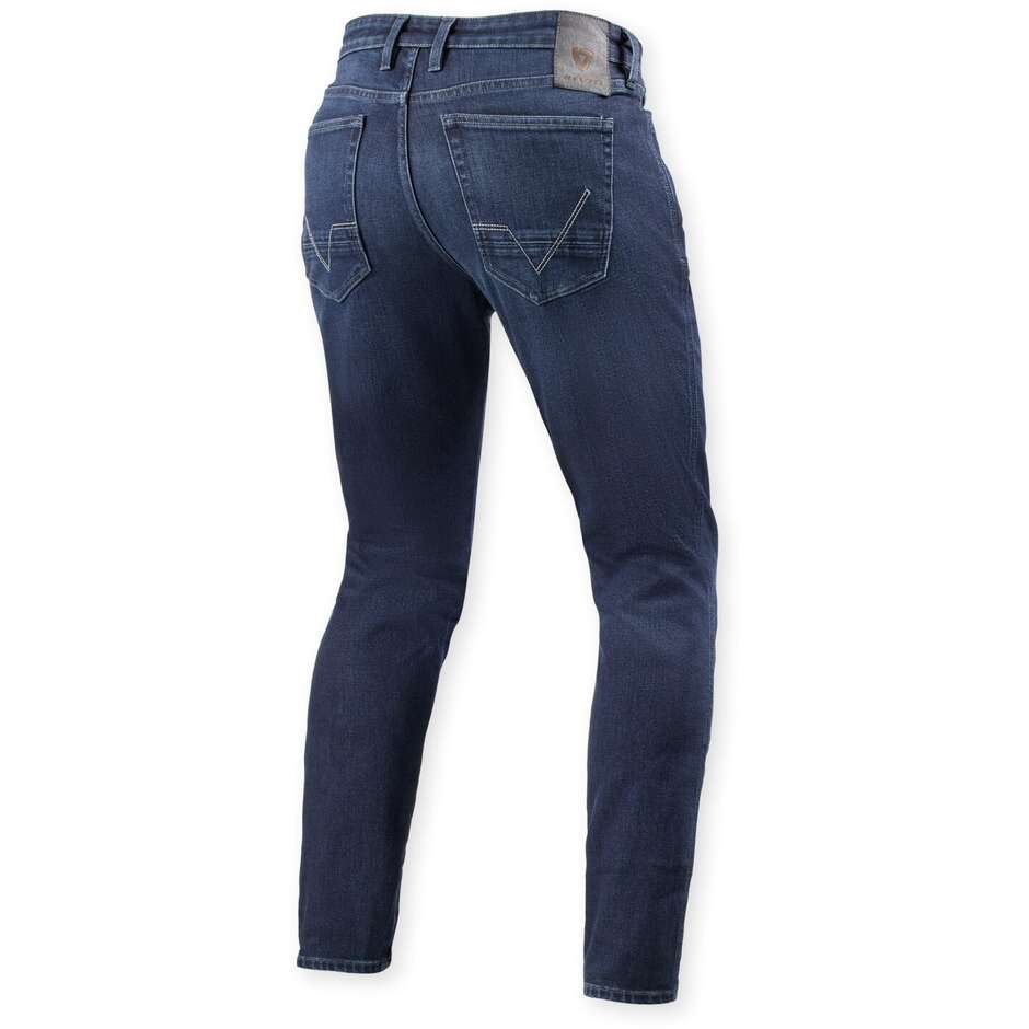 Jean moto skinny bleu moyen Rev'it Kai Stoner - L34