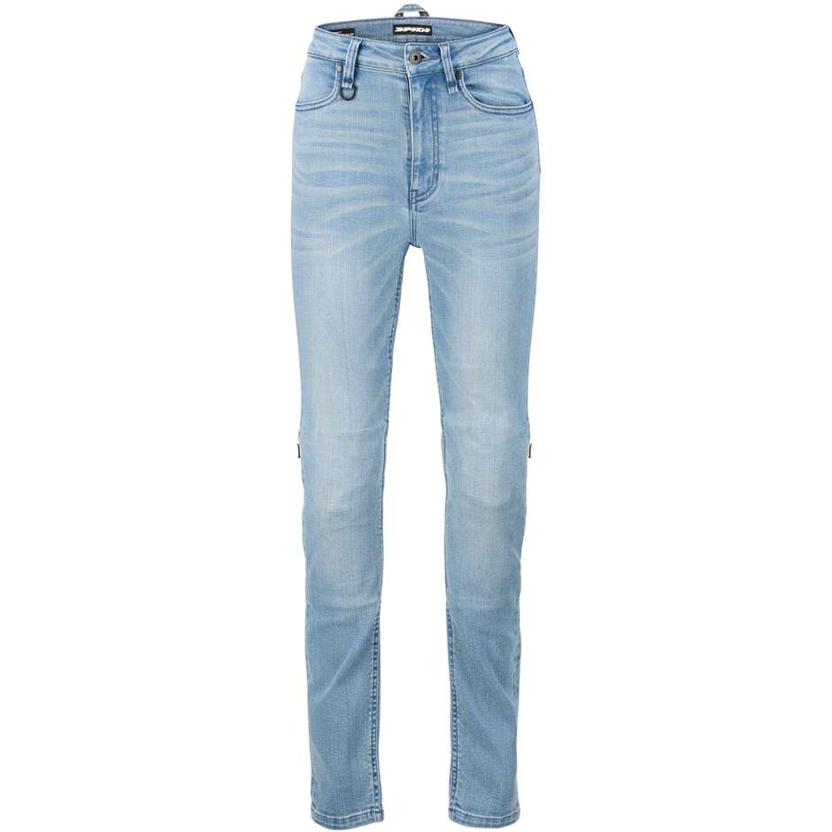 Jean moto Spidi J-FIT SUPERSLIM HW LADY pour femme, bleu, taille M (occasion)