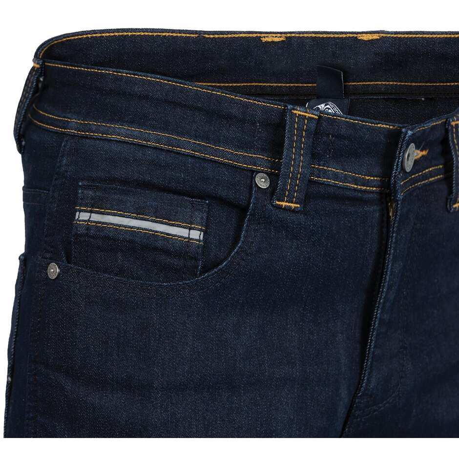 Jean moto Tucano Urbano 8287MF559 QUINTO Bleu foncé
