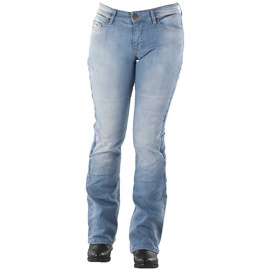 Jean Moto Woman Overlap Harlow Sky Blue CE Approved