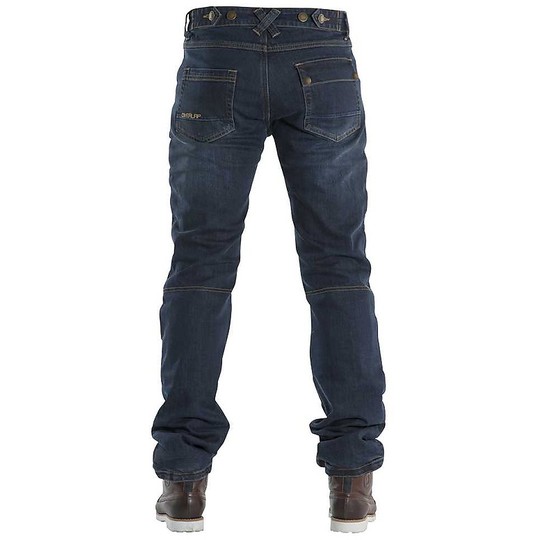 Jean Motorcycle Overlap All Road Sturgis Dirt CE with aramid fibers