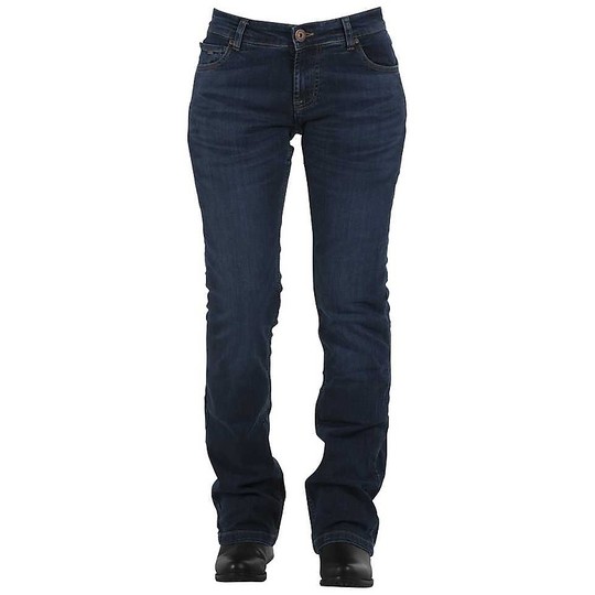 Jean Motorcycle Woman Overlap Donington Smalt CE Approved