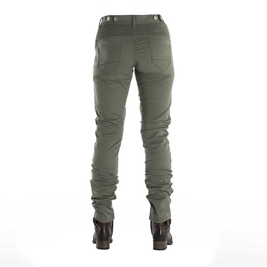 Jean Motorcycle Woman Overlap Imola Cactus EC Approved