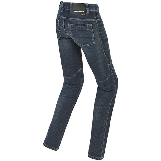Jeans Donna Pantaloni Moto Spidi FURIOUS PRO Lady Blu Dark Used