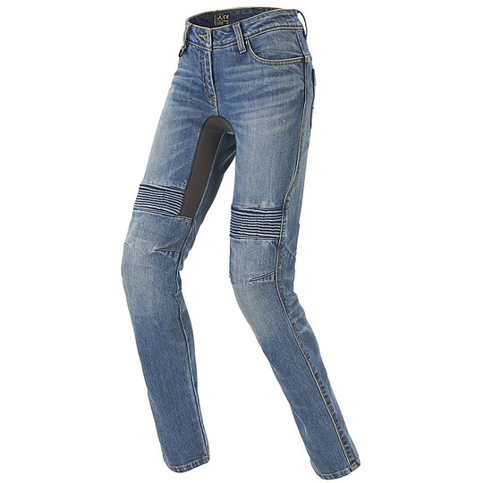 Jeans Donna Pantaloni Moto Spidi FURIOUS PRO Lady Blu Used Medium