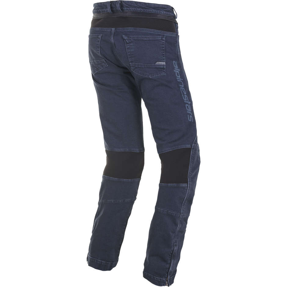 Jeans Moto Alpinestars COMPASS PRO RIDING Blu Navy
