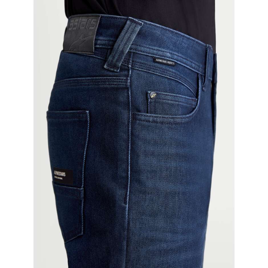 Jeans Moto Alpinestars FLEX-AST 10 TOUGH MAX DENIM PANTS Blu Scuro