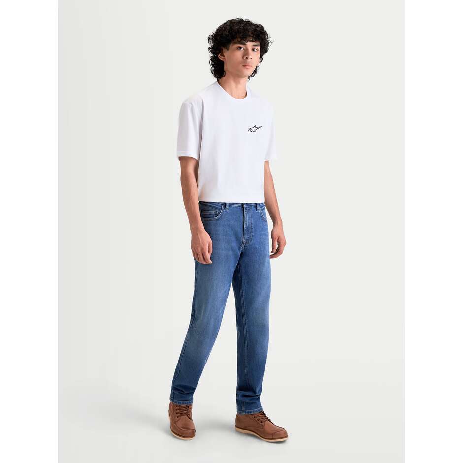 Jeans Moto Alpinestars FLEX-AST 7 DENIM PANTS Azzurro