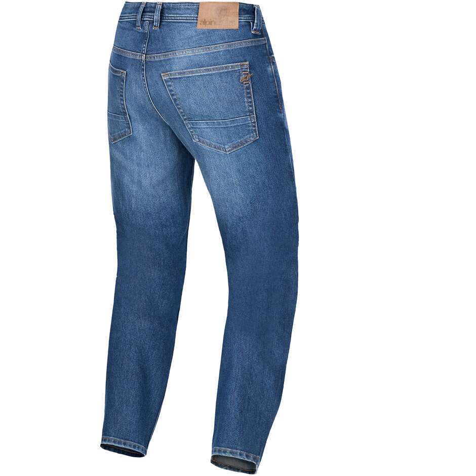 Jeans Moto Alpinestars FLEX-AST 8 DENIM PANTS Blu Medio