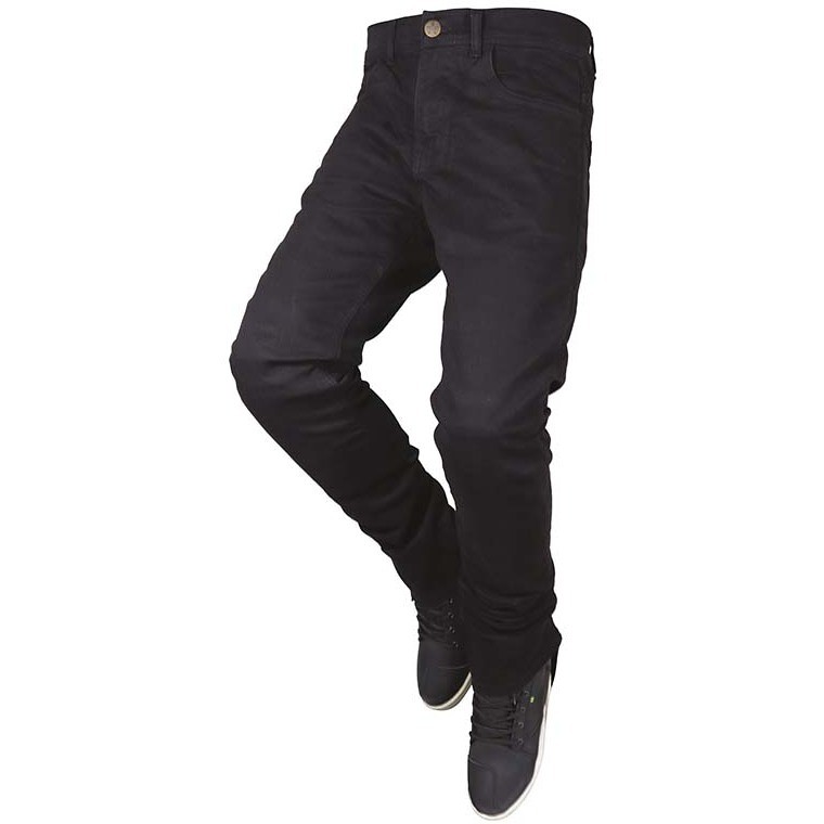 Jeans Moto Casual Custom Harisson WAYNE Nero