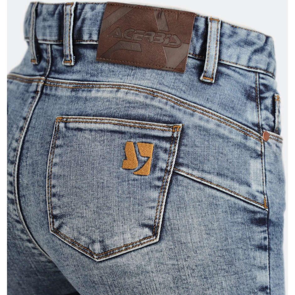 Jeans Moto da Donna ACERBIS SLIM LADY Blu