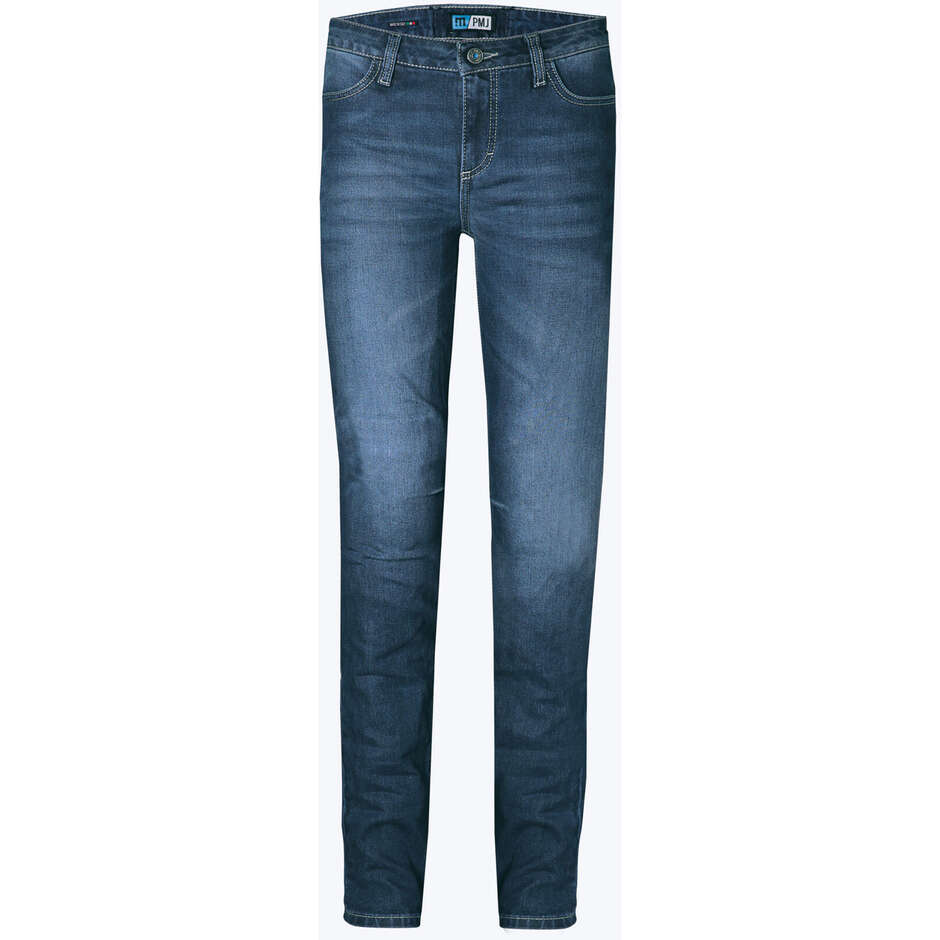 Jeans Moto da Donna PMJ Promo Jeans RIDER LADY Blu