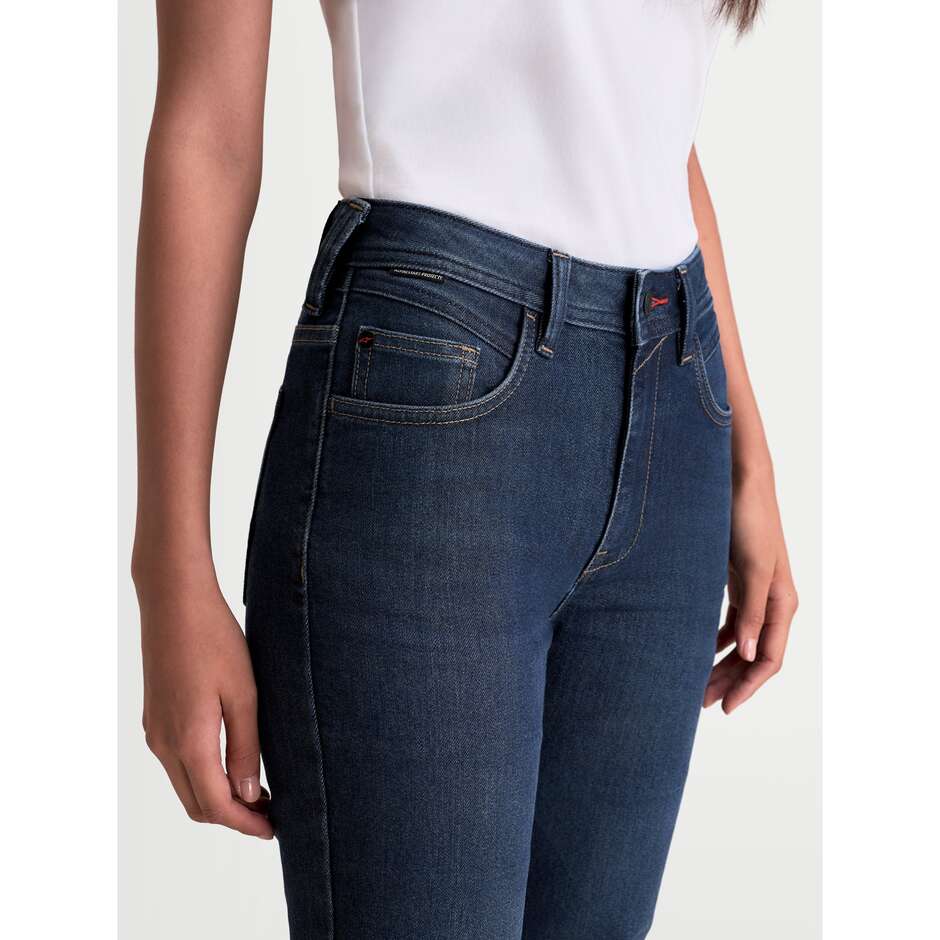 Jeans Moto Donna Alpinestars STELLA FLEX-AST 7 DENIM PANTS Blu Scuro