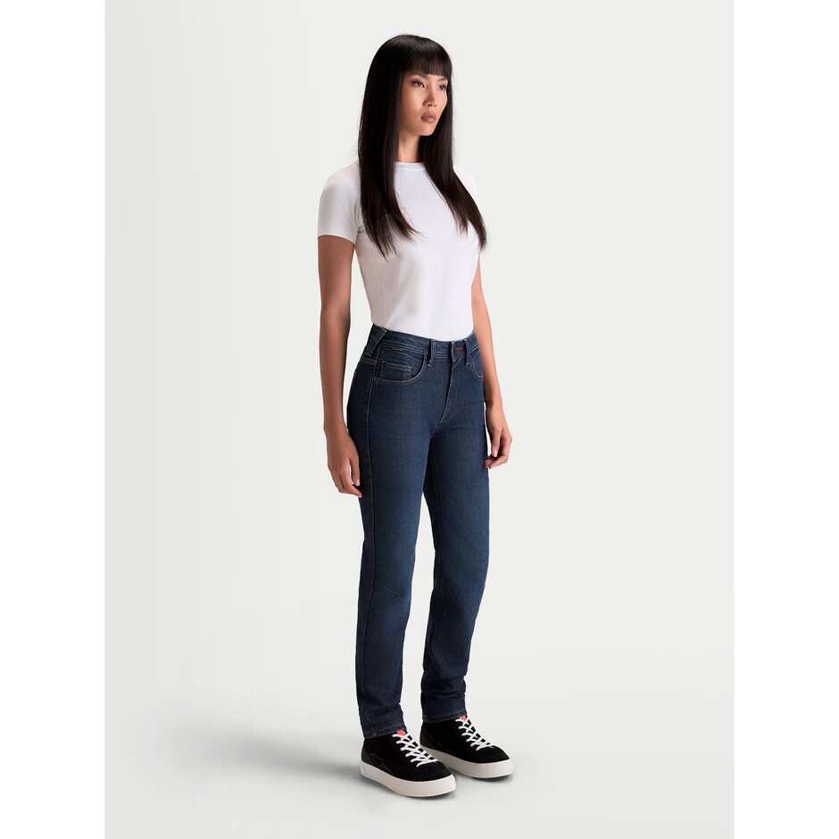 Jeans Moto Donna Alpinestars STELLA FLEX-AST 7 DENIM PANTS Blu Scuro