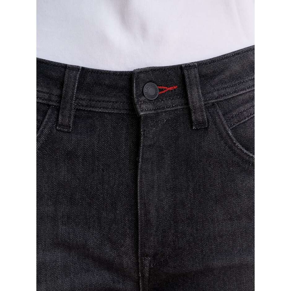 Jeans Moto Donna Alpinestars STELLA FLEX-AST 7 DENIM PANTS Nero Sbiadito