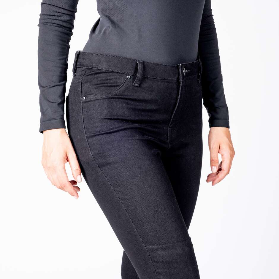 Jeans Moto Donna iXS Rapid 1.0 jeggings Nero - L32