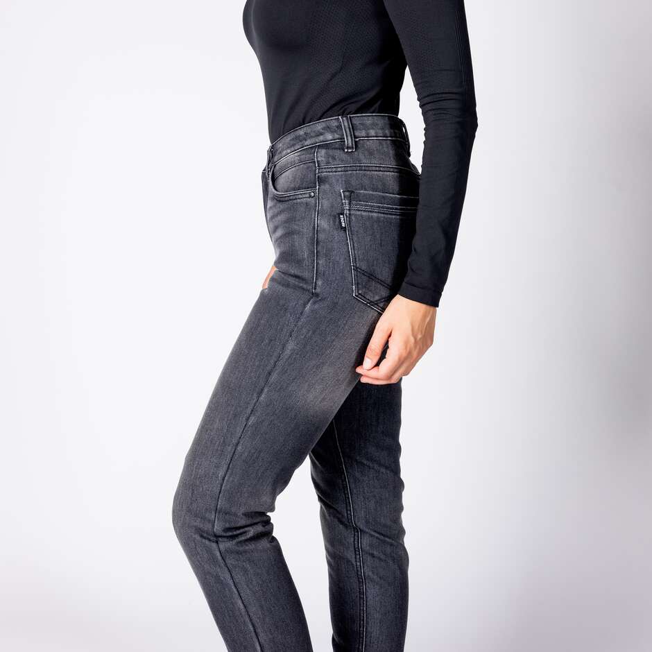 Jeans Moto Donna iXS Rapid 1.0 Nero - L30