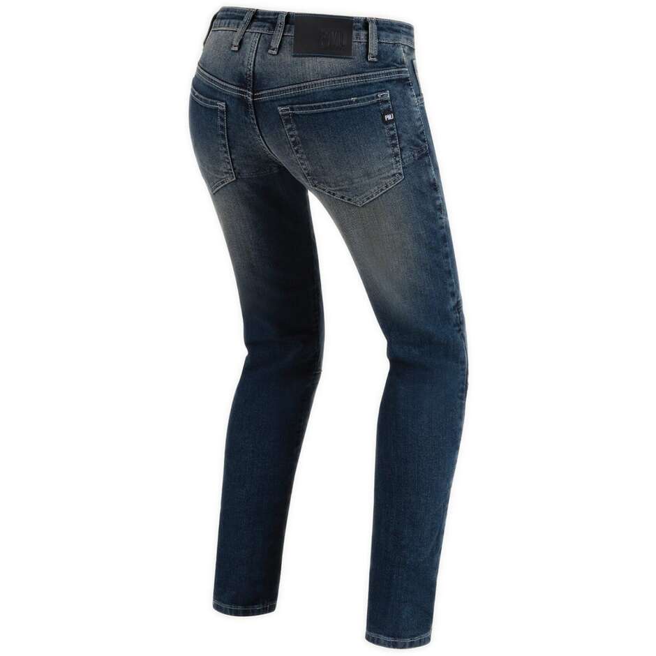 Jeans Moto Donna PMJ JENNY Blu (Classe AAA)