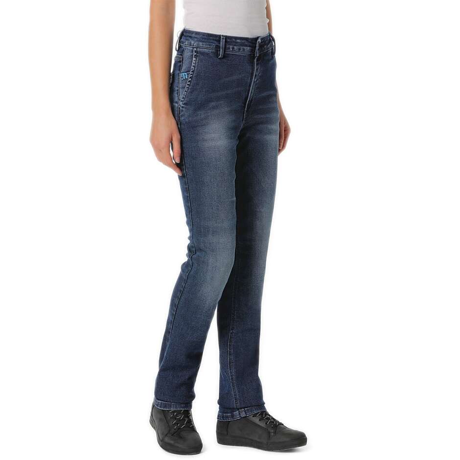 Jeans Moto Donna PMJ VICTORIA Blu (Classe AA)