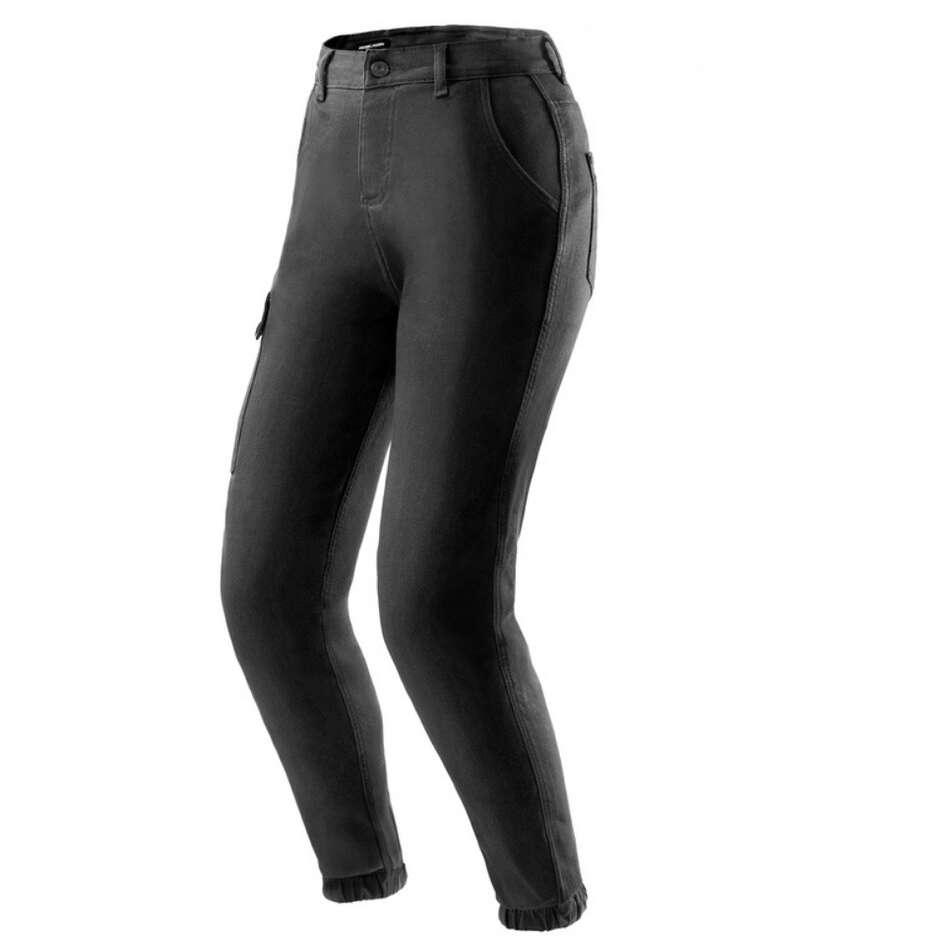 Jeans Moto Donna Rebelhorn FASTER Nero L28